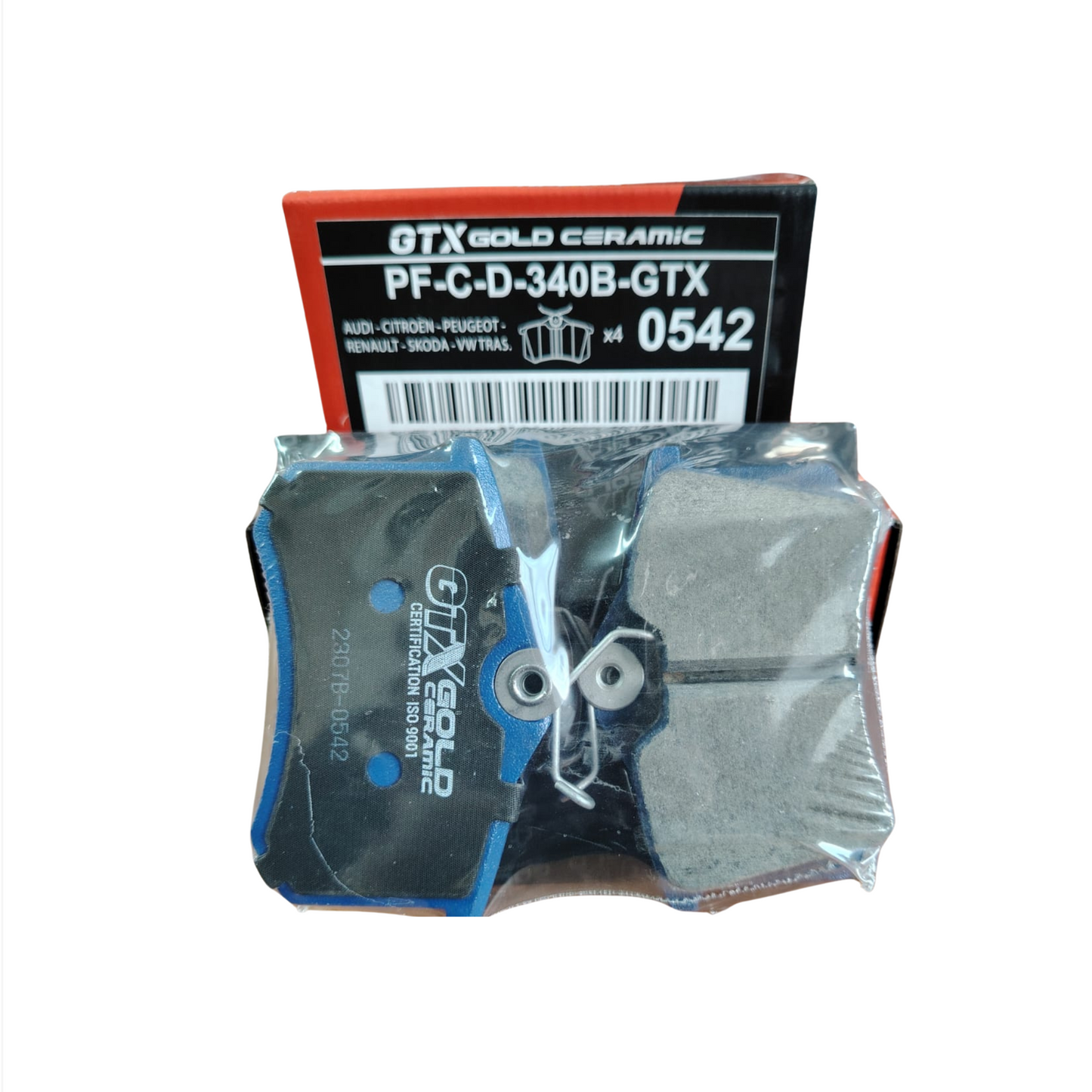 PASTILLA DE FRENO CERAMICA CITROEN C-3/PEUGEOT/VW/BRILLIANCE SPLENDOR TRAS. 17mm