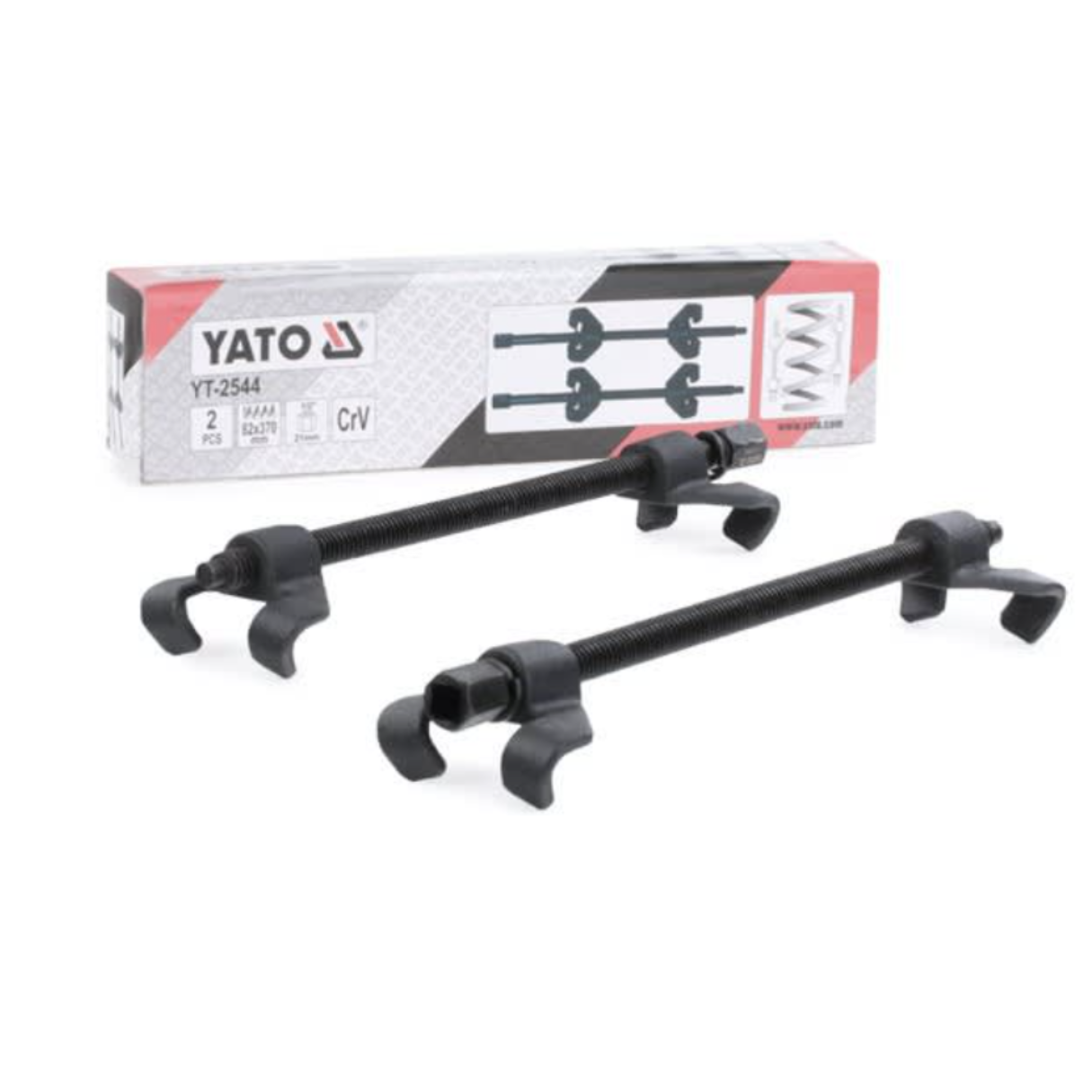 PRENSA ESPIRAL 2PCS  L 370MM YT-2544
