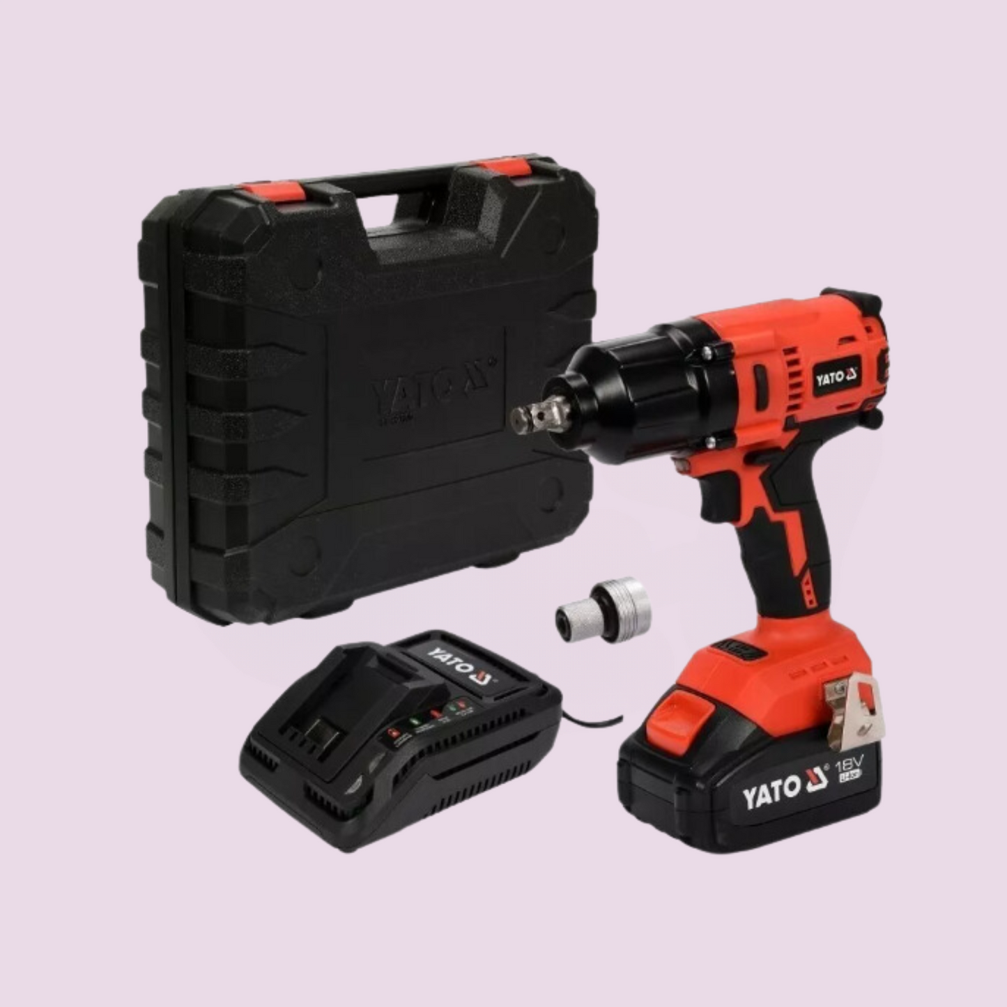 Llave Impacto Inalámbrica Yato 18v. 700nm Yt-82806 Brushless