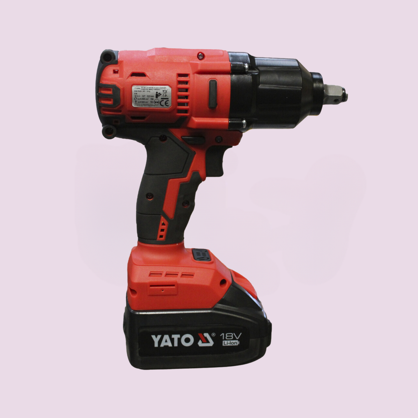 Llave Impacto Inalámbrica Yato 18v. 700nm Yt-82806 Brushless